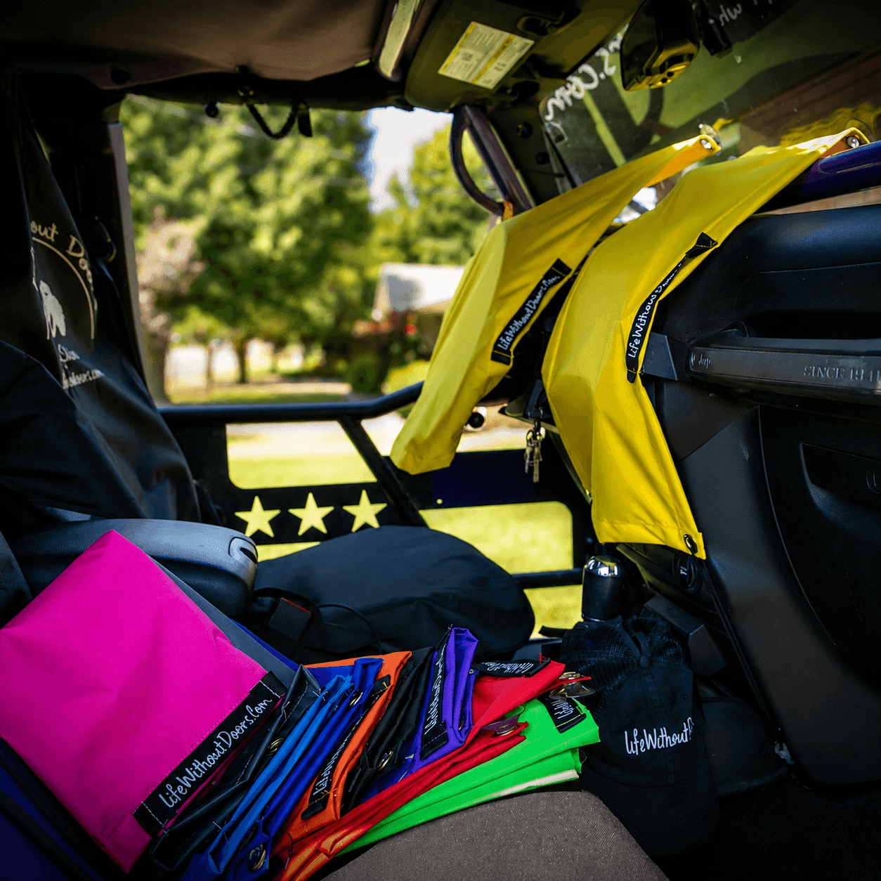 Dash Protection for Jeep rain protection