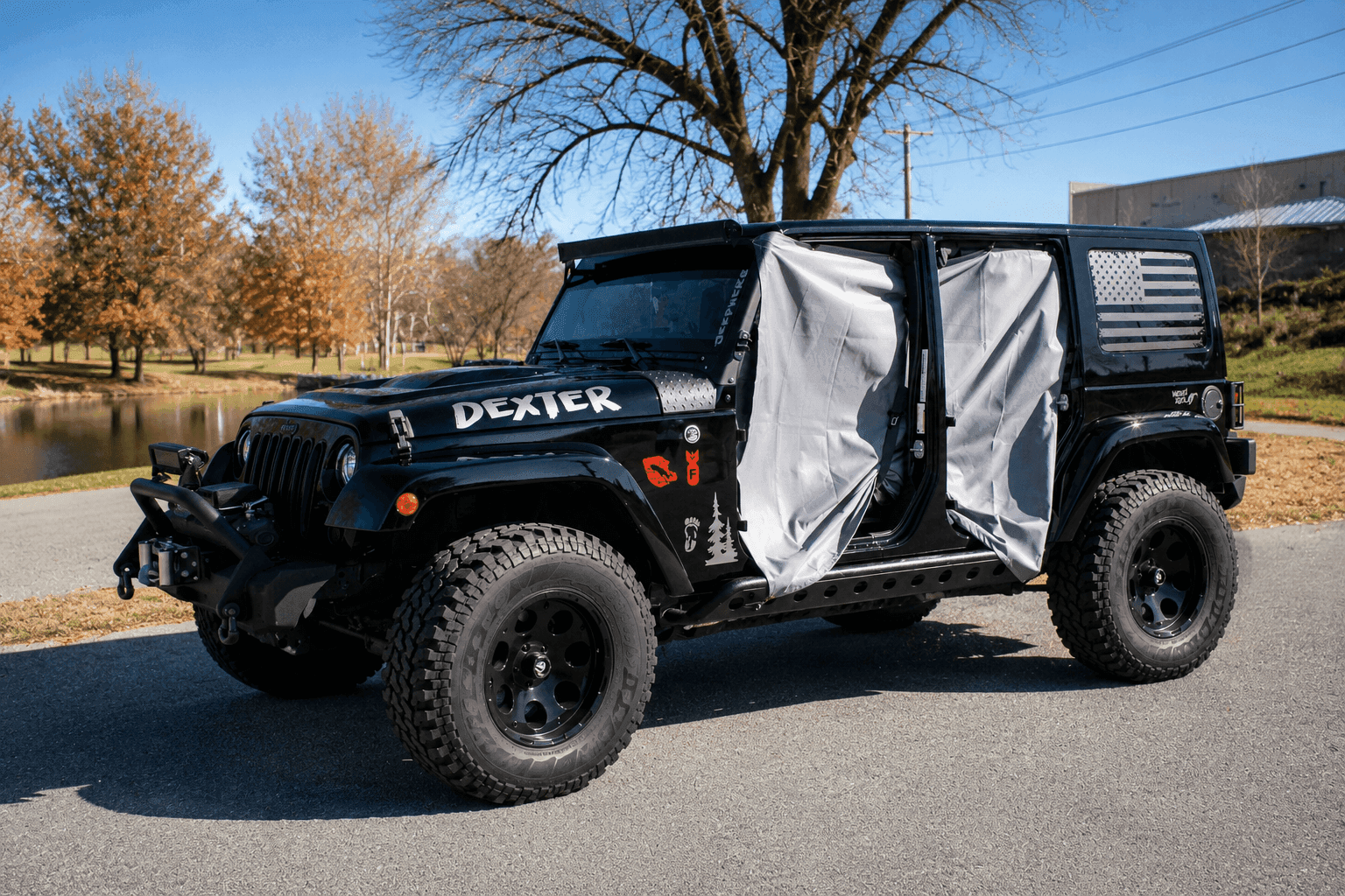Rain Curtains for Jeep rain protection