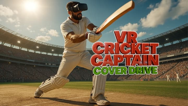 VR Cricket Captain : Cover Drive