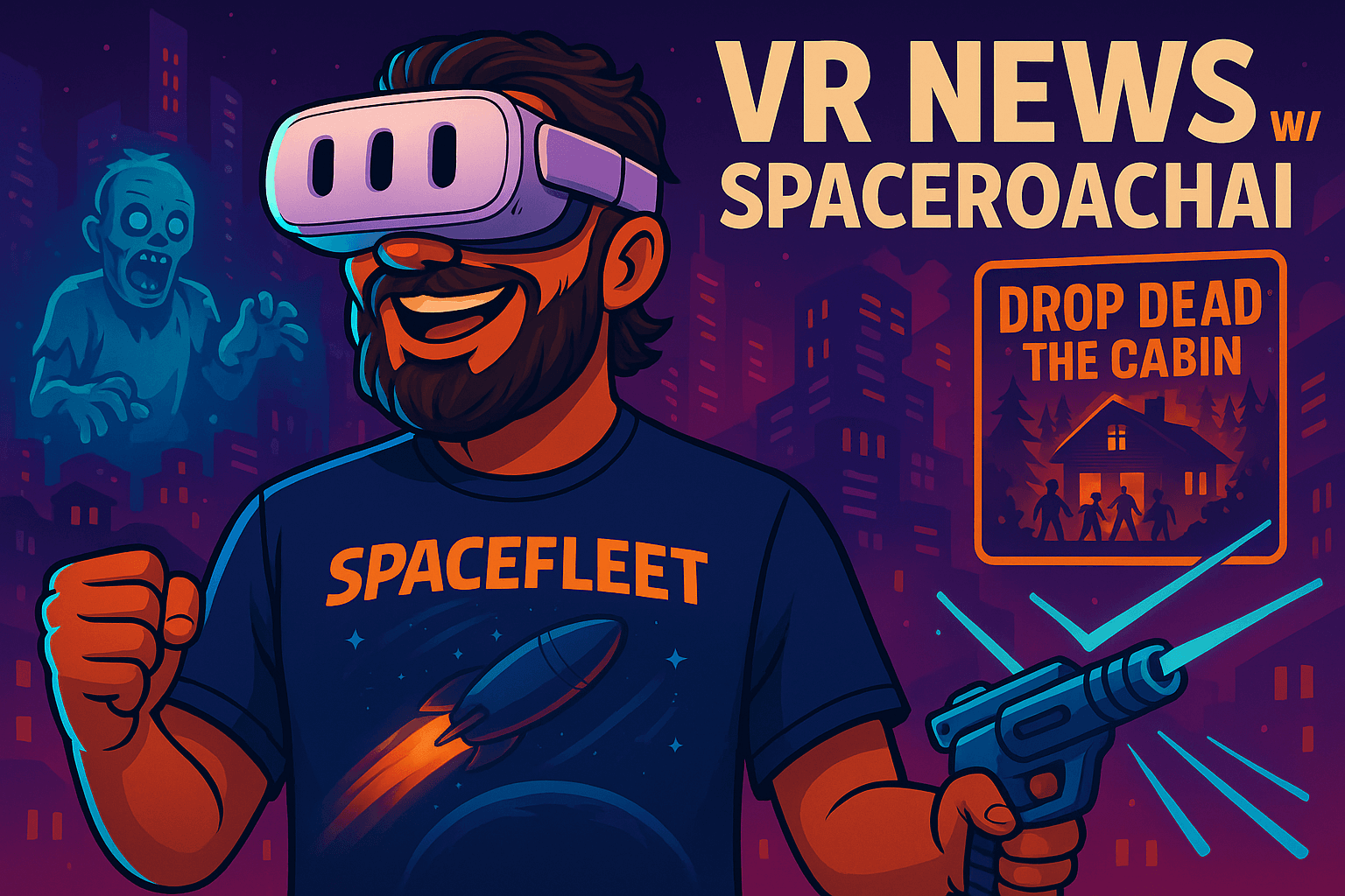 VR News w/ SpaceRoachAI: Drop Dead The Cabin Steam Release, Bigscreen Beyond VR Fixes, Laser Matrix Quest Launch & More