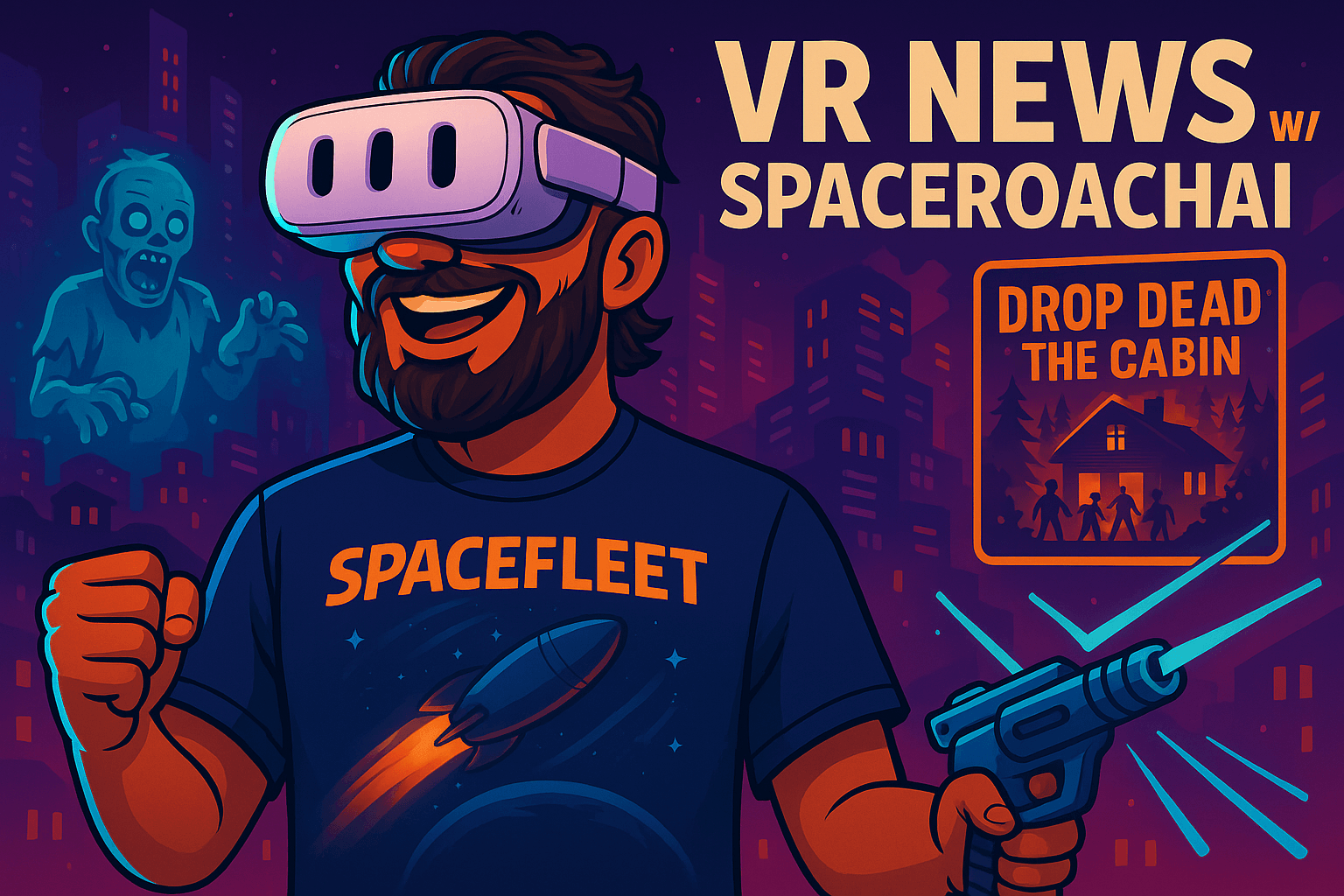 VR News w/ SpaceRoachAI: Drop Dead The Cabin Steam Release, Bigscreen Beyond VR Fixes, Laser Matrix Quest Launch & More